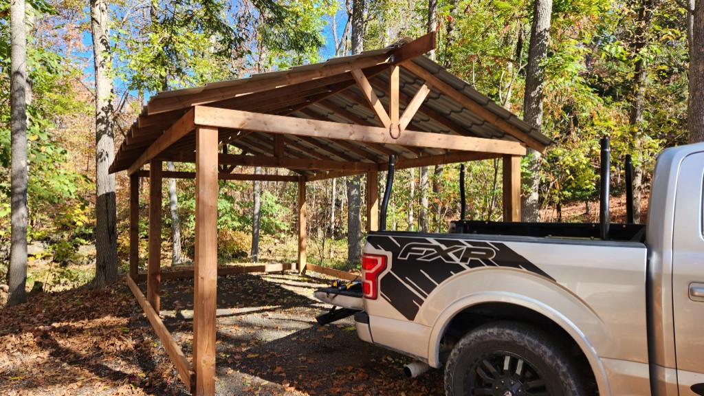 Custom carport build - Gordon Landscaping